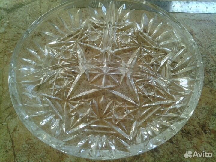 Менажница. Хрусталь. СССР. 2 шт
