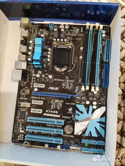 Материнская плата asus p7h55
