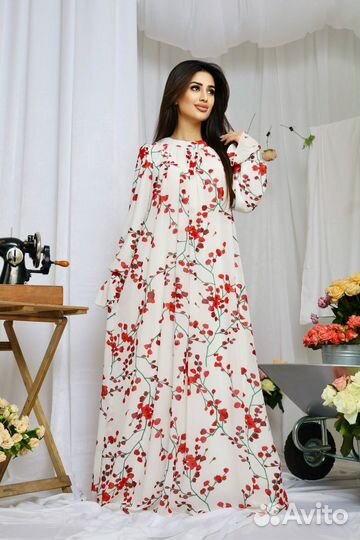 Вечернее платье длинное мусульманское платье