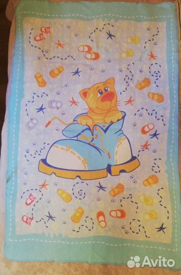 Байковое одеяло для детской кроватки