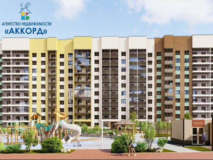 2-к. квартира, 61,4 м², 10/10 эт.