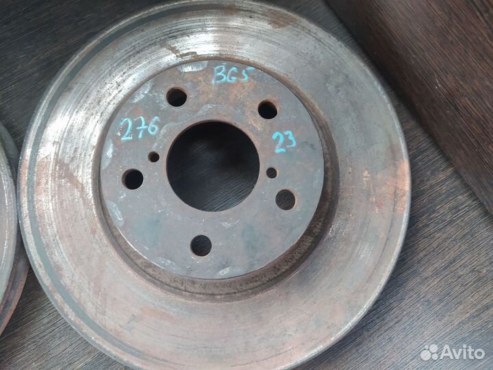 Диск тормозной передний Subaru Legacy BG5