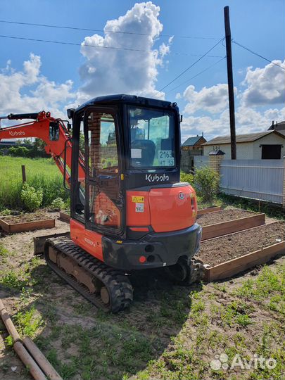 Услуги мини экскаватора