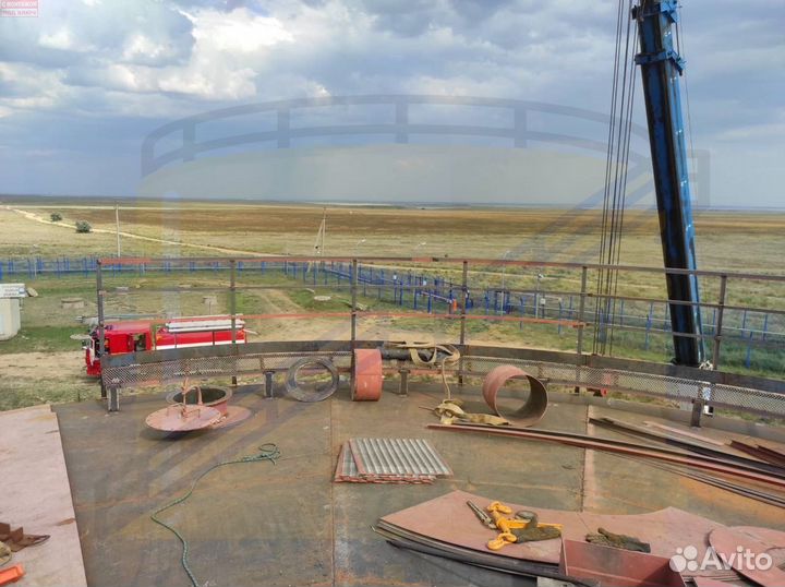 Резервуар Горизонтальный Стальной на заказ 100/40