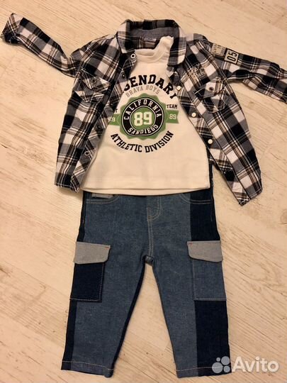 Вещи пакетом на мальчика 6-9 м есяцев