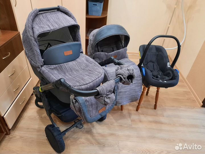 Коляска 3 в 1 Baby Merc