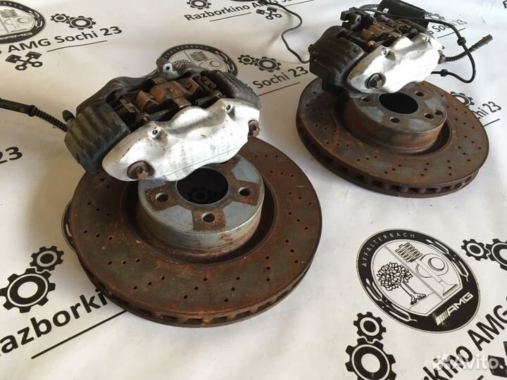 Комплект передних тормозов для Mercedes W216 W221