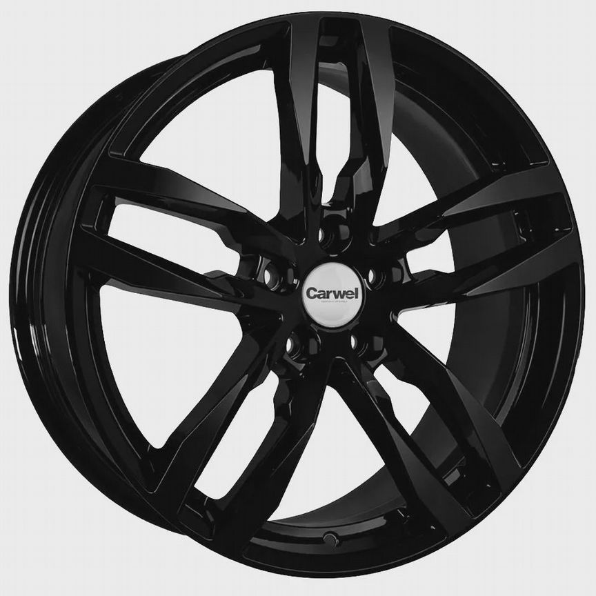 Диски Carwel Зильс 8x19 5x108 ET42.5 D63.3 BK