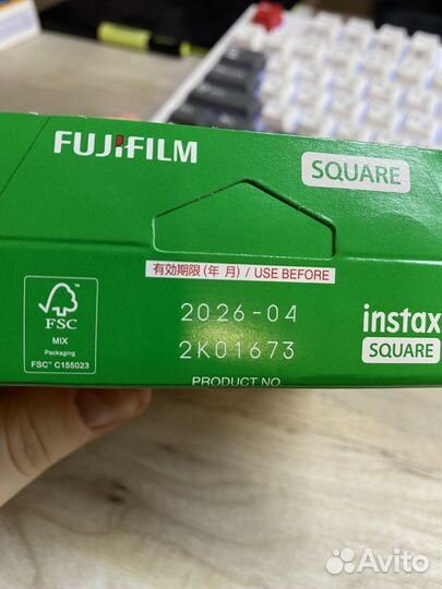 Картридж Fujifilm Instax square, 10 снимков