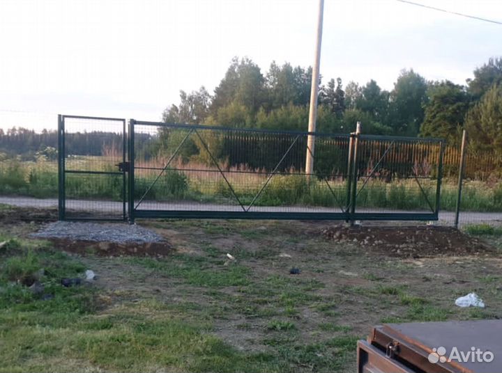 Забор, ограждение из 3D сетки