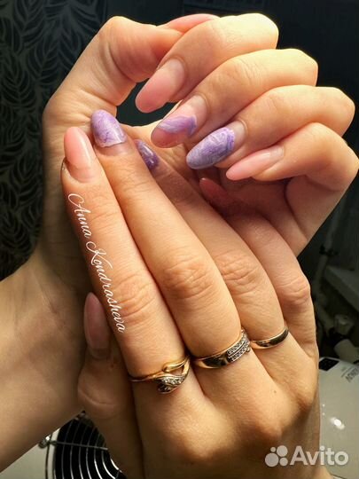 Аппаратный маникюр, покрытие гель-лаком