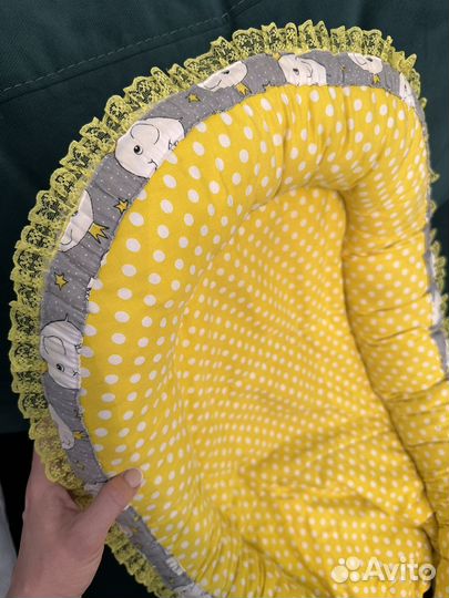 Кокон гнездышко большой для новорожденных