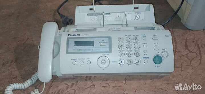 Факс panasonic kx fp 207