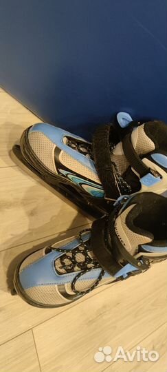 Коньки детские раздвижные 33-36