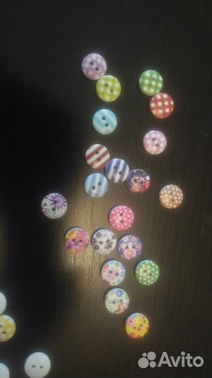 Новые пуговицы для скрапбукинга в ассортименте
