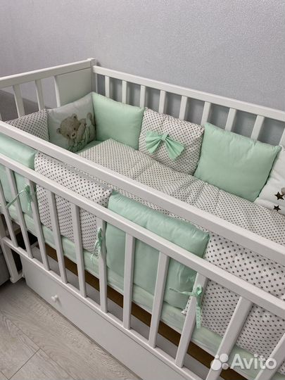 Бортики на кроватку