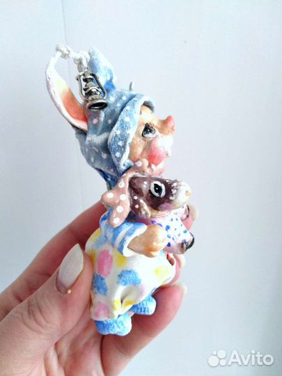 Ёлочная игрушка, ручная работа