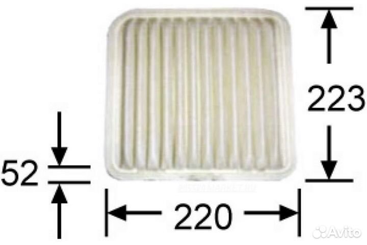 Azumi A23506 Фильтр воздушный