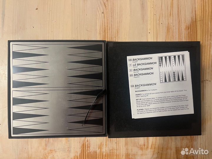 Настольная игра нарды, backgammon, (нарды