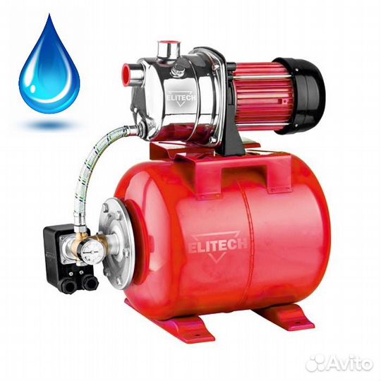 Насосная станция Elitech сав 1000Н/24 E0801.008.00