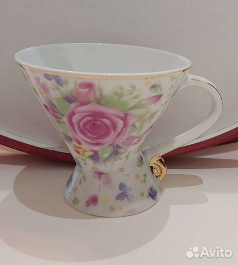 Новый фарфоровый кофейный сервиз Yamasen 6 персон