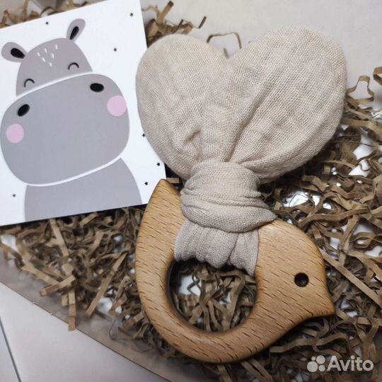 Грызунок - шуршащие ушки из муслина