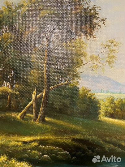 Картина пейзаж, холст масло