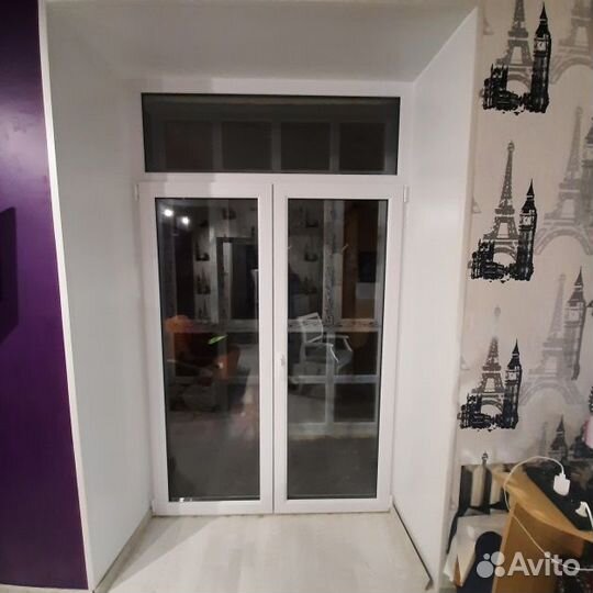 Пластиковые штульповые двери