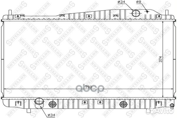 10-25321-SX радиатор системы охлаждения АКПП C