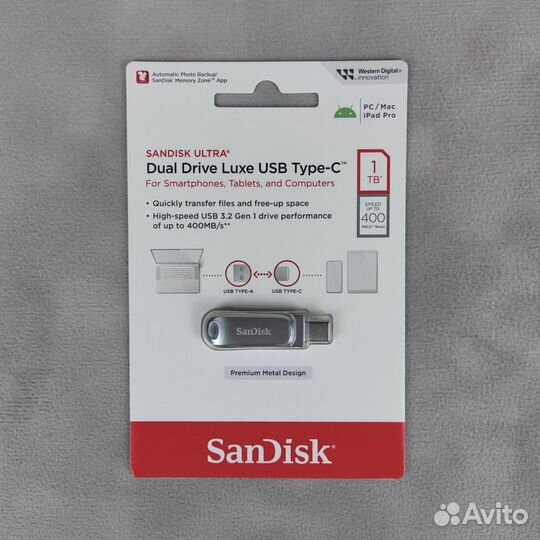 Флеш-накопитель SanDisk Type-C 1024гб