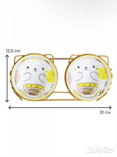 Миски для кошек керамические