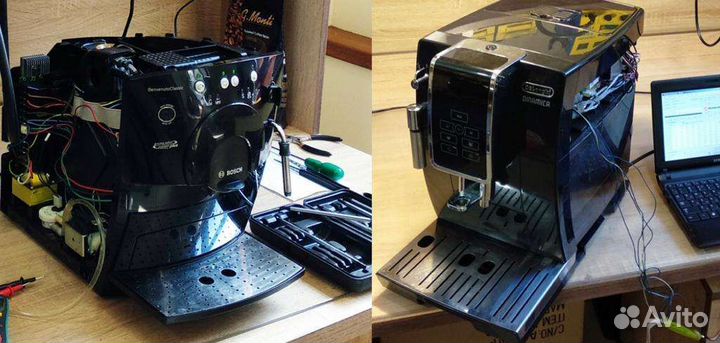 Ремонт кофемашин,роботов-пылесосов