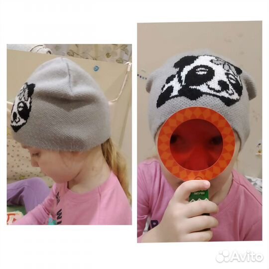 Шапка демисезонная на 3-4 года