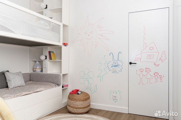 Скрытая дверь в размере