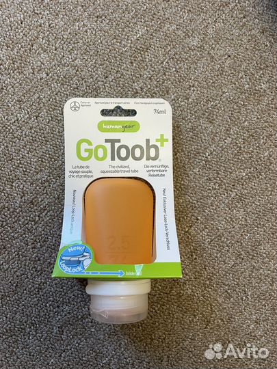 Силиконовый флакон Humangear GoToob+, 74 мл