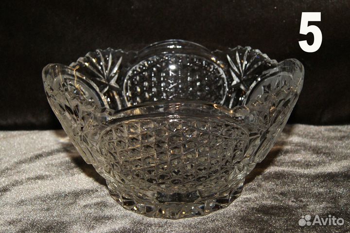 Салатницы хрустальные СССР