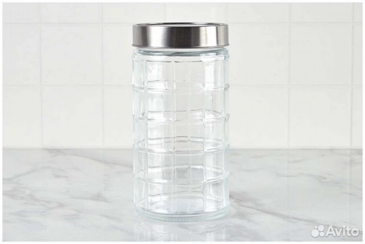 Банки для сыпучих продуктов, 800-2200мл, стекло