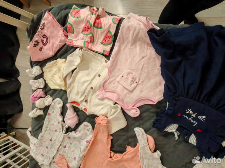 Вещи пакетом на девочку 62-68
