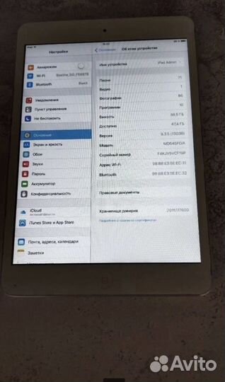 Планшет apple iPad mini 1 64 gb