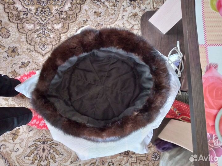 Мужская норковая шапка формовка
