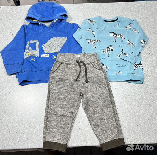 Пакет вещей next, hm, mothercare 12-18 мес