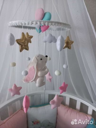 Подушки бортики в кроватку