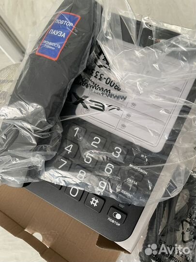 Телефон проводной texet