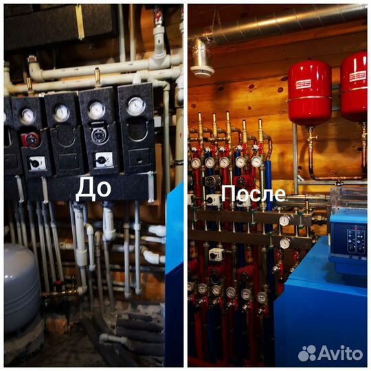 Монтаж систем отопления, водоснабжения,канализации