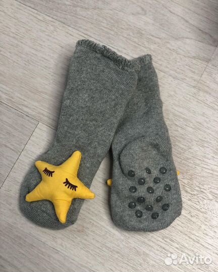 Хлопковые махровые зимние детские носочки