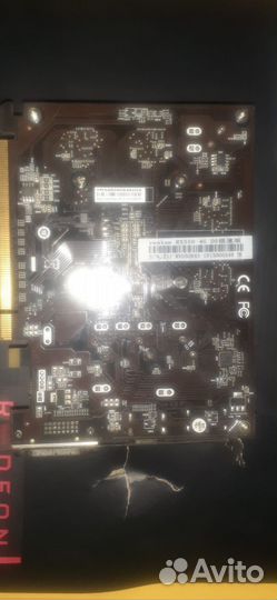 Видеокарта rx550 4gb