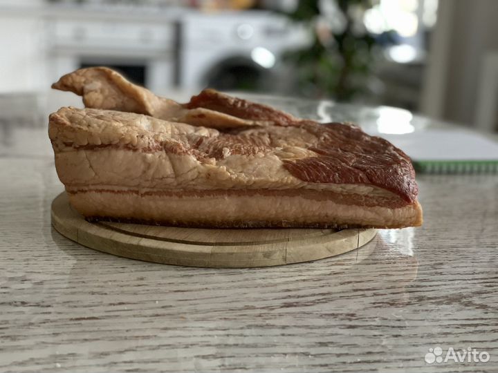 Копченое домашнее сало