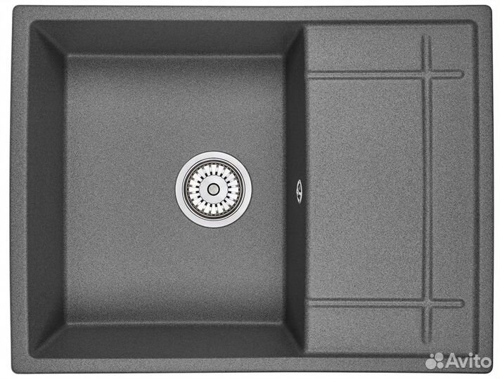 Кухонная мойка granula (6501, графит)