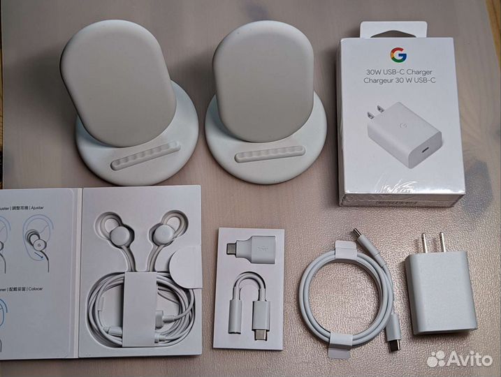 Google Pixel оригинальные аксессуары, коробки