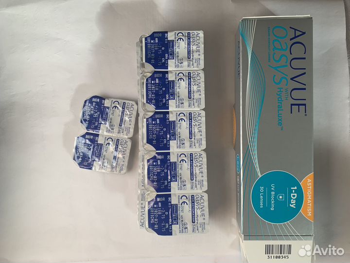 Линзы Acuvue Oasys with HydraLuxe Astigmatism